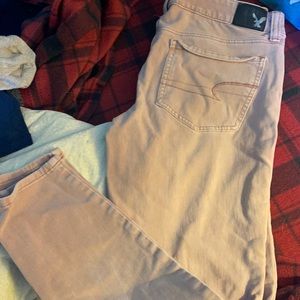 Pink American eagle pants